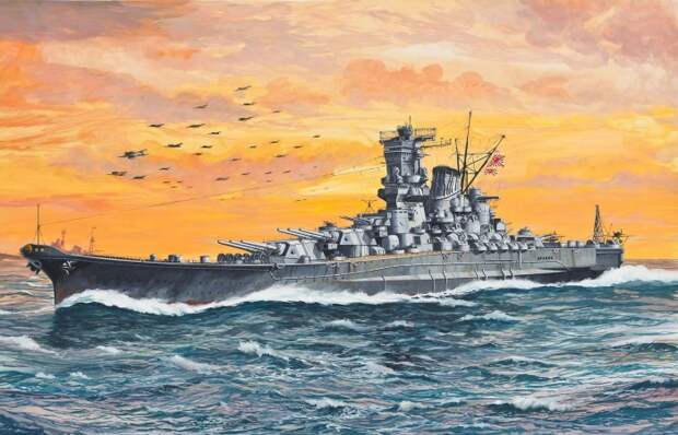 Суперлинкоры Японии внушали морякам страх и трепет.
