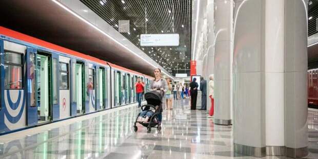 Собянин: Продление линии метро до Троицка разгрузит оранжевую ветку. Фото: mos.ru