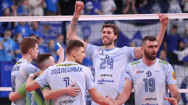 Волейболисты московского «Динамо» стали обладателями Суперкубка России