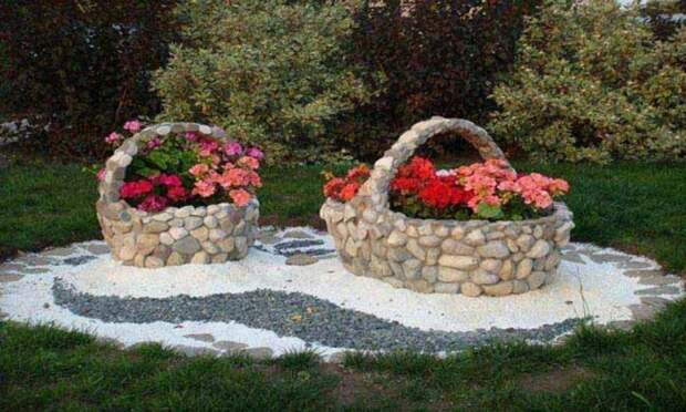 сад камней декоративные камни в саду камни для сада фото