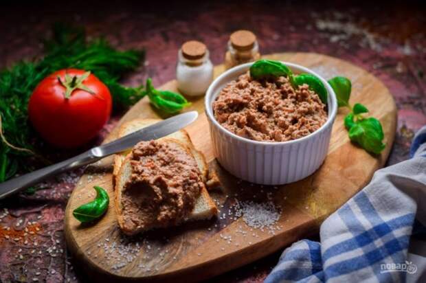 Паштет из куриных потрохов. \ Фото: povar.ru. Паштет из куриных потрохов. \ Фото: povar.ru.