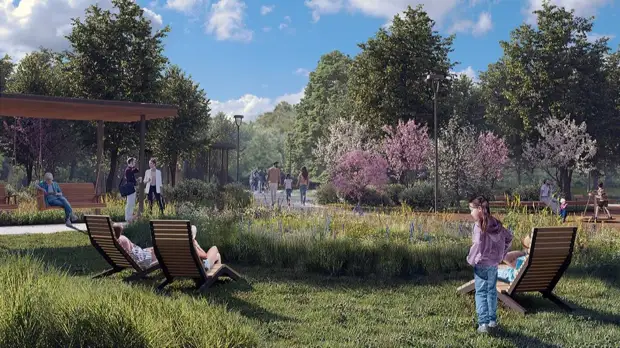 Рекреационный центр «Парадный вход в лес» появится около станции метро «Новоясеневская»