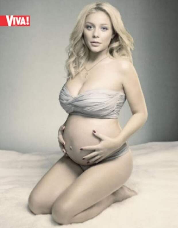 Беременная Тина Кароль в фотосессии для журнала Viva