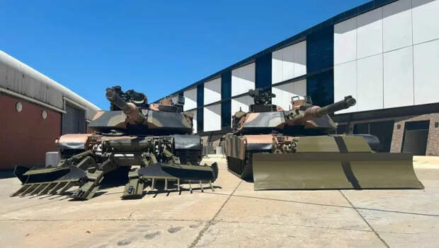 Монтируются за считанные минуты: Польша оснащает парк танков Abrams комплексами траления SLICE