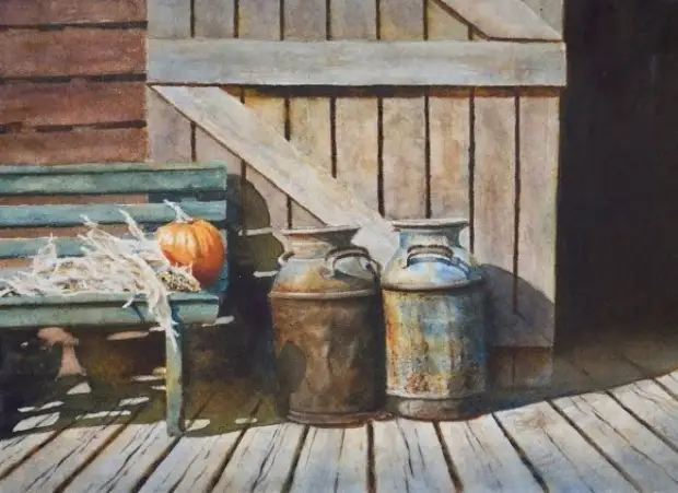 Американский художник-акварелист. Robert McFarland