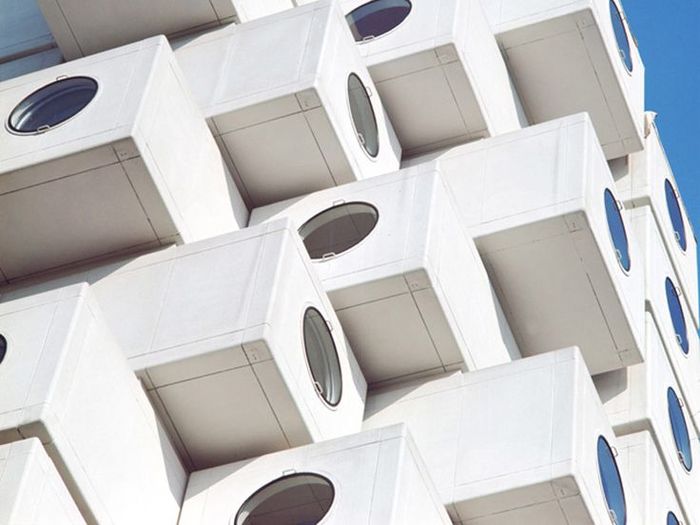 Nakagin Capsule Tower. Или жизнь на 9 квадратных метрах Суточная аренда, Токио, Квартира, Малогабаритное жильё, Необычное, Длиннопост