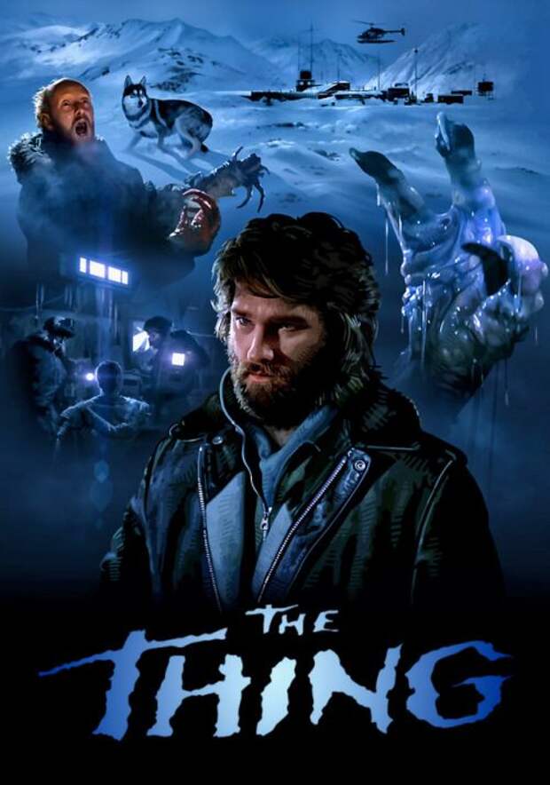 Нечто / The Thing (1982) (с изображениями) | Плакаты фильмов ...