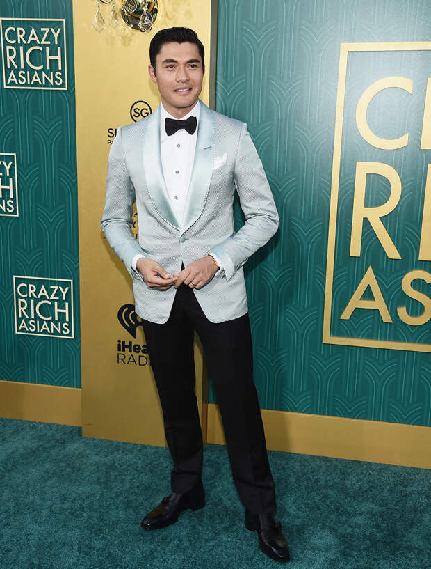 Henry Golding wearing Tom Ford at the <em&gtCrazy Rich Asians</em> L.A. premiere