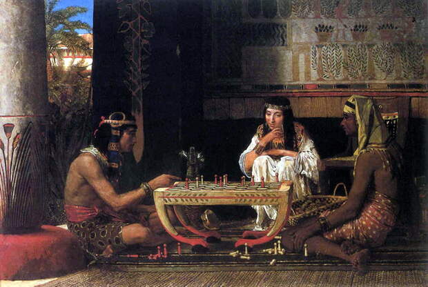 Египетские шахматисты (живопись на Gallerix.ru)