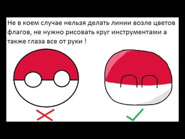 Рисуем мультфильмы 2 спрайты countryballs