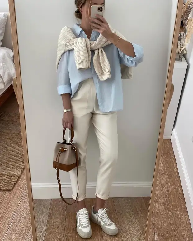 С чем сочетать укороченные брюки: 13 модных вариантов