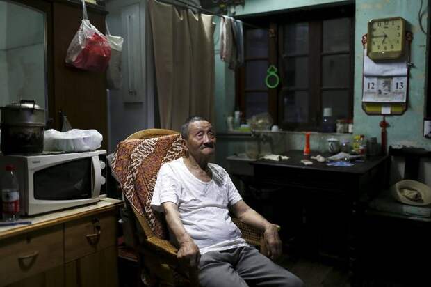 Квартира китайского старика Ван Чунчун.