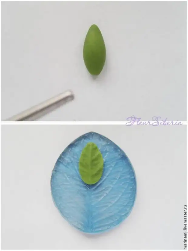 Черника из полимерной глины