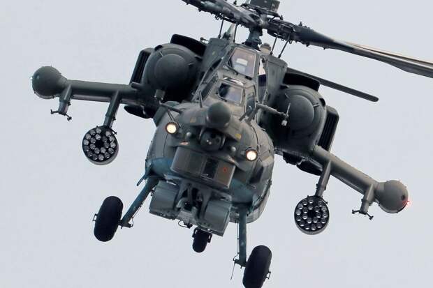 Появилось видео «пацанского отхода» в исполнении Ми-28Н