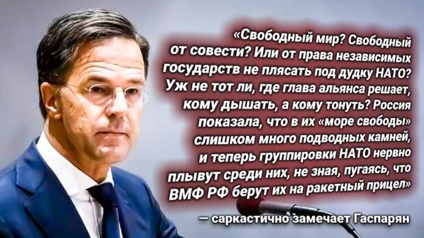 Марк Рютте, генеральный секретарь альянса НАТО. Источник изображения: https://t.me/russkiy_opolchenec