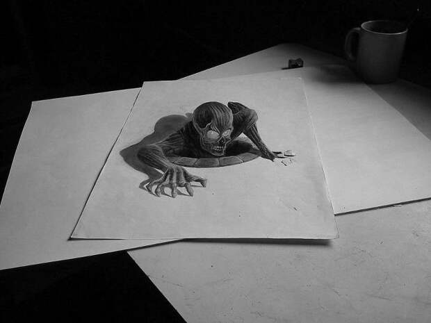 Best and Stunning 3D Pencil Drawings Art Collection by techblogstop 11
