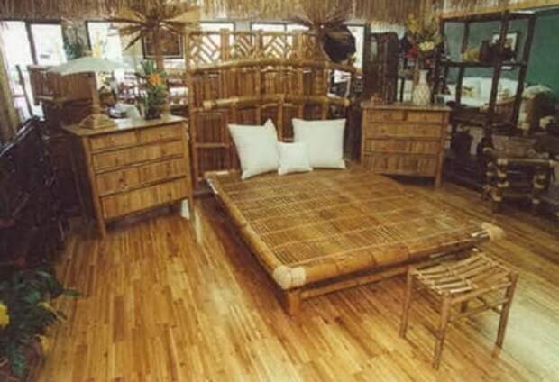 бамбуковая комната