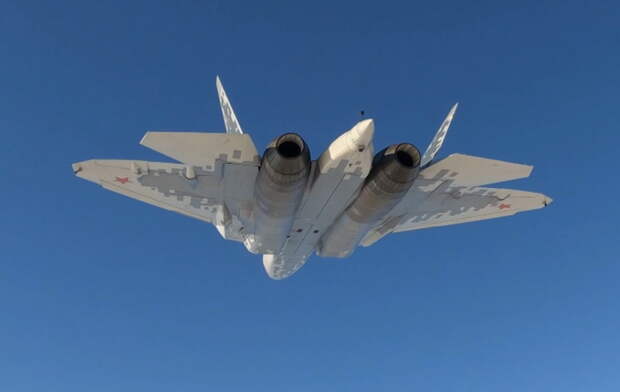 Су-57 под управлением Сергея Богдана