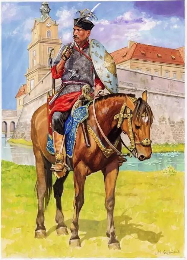 Польский панцирный казак (Иллюстрация из открытых источников)