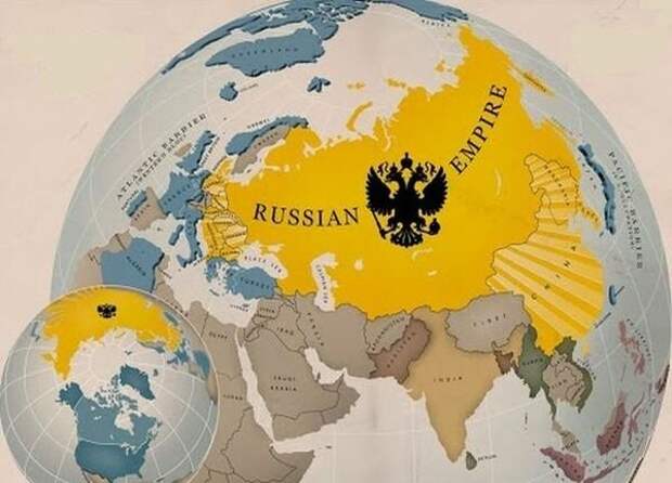 Российская Империя на пике своего могущества, но без проданной Аляски, зато со сферами влияния в Европе и Азии