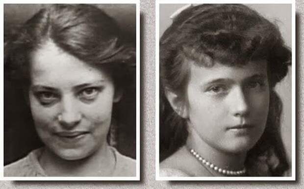 Слева - Анна Андерсон, справа - княжна Анастасия. Фото из открытых источников