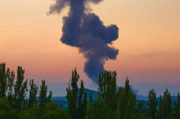 "РБК-Украина": промышленный объект поврежден в Полтавской области Украины