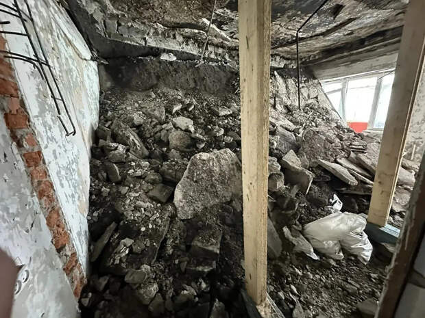 Самовольная перепланировка привела к обрушению части дома в Комсомольске-на-Амуре
