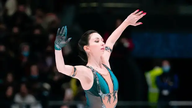 Туктамышева сделала тройной аксель и удивила новой короткой программой на Кубке Первого канала