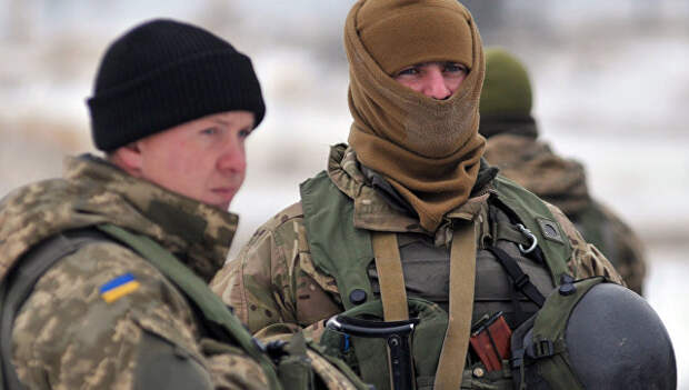 Военнослужащие украинских вооруженных сил Украины. Архивное фото