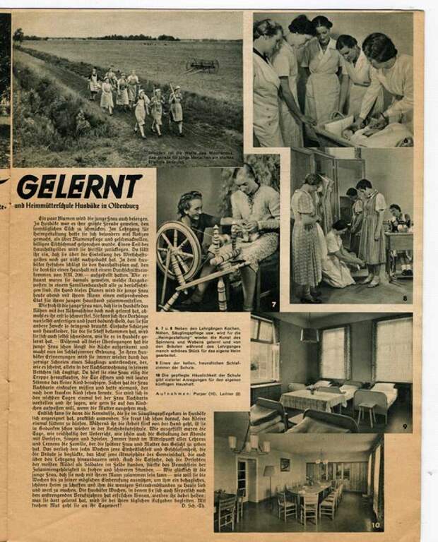 Школа подготовки жён в нацистской Германии