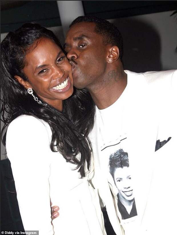 Sad: Diddy may be too distraught to deliver a eulogy at Kim Porter's funeral following her death aged 47... after he wrote they were 'more than soulmates'