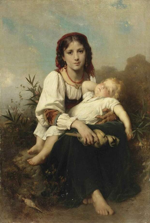 Сестра-няня (La Soeur gardienne). Автор: Leon Bazile Perrault. Сестра-няня (La Soeur gardienne). Автор: Leon Bazile Perrault.