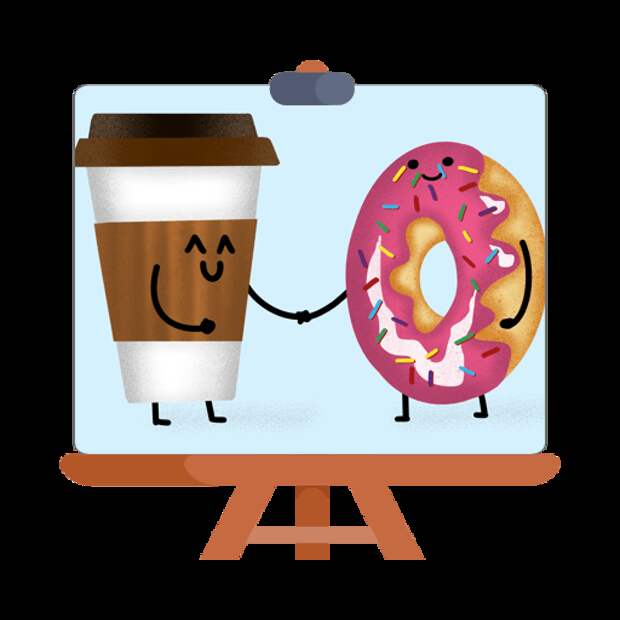 Coffee & Donut in Procreate Pocket