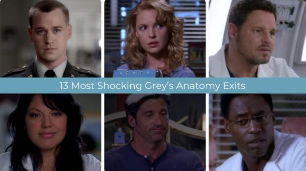 Lead photo for Grey's Anatomy's most shocking exits article