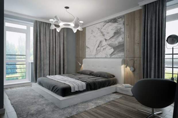 Спальня в стиле модерн. /Фото: build.4-u.info Спальня в стиле модерн. /Фото: build.4-u.info
