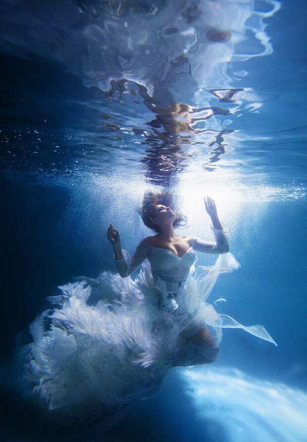 Очарование подводных фото вода, девушки, фото
