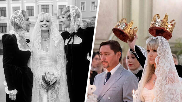 Ксения Собчак поделилась снимками с венчания своей подруги-дизайнера