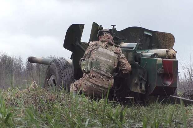 Расчеты противотанковых пушек «Рапира» Южной группировки войск уничтожили группу пехоты ВСУ на Донецком направлении