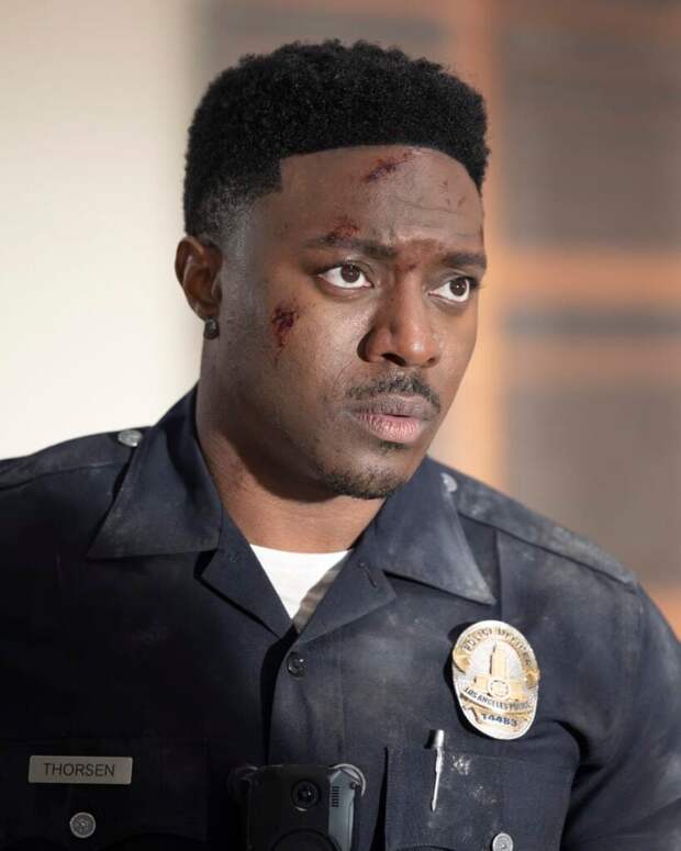 Bloodied Thorsen -tall - The Rookie Season 6 Episode 8