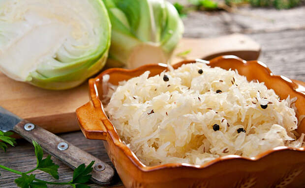 Квашенная капуста особая. Ресторанный рецет