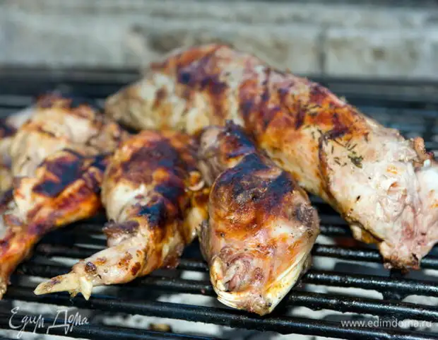 Шашлык из кролика по-кавказски