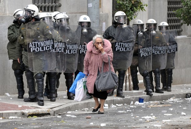 Austerity Protesters Clash With Police In Athens