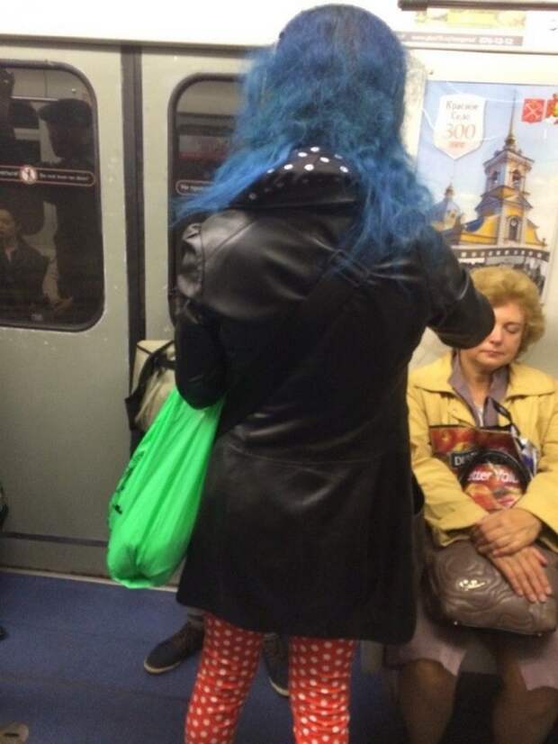 Модники и чудаки из метро