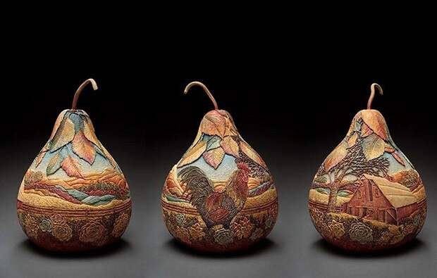 pumpkin28 Шедевры из тыквы от Мэрилин Сандерлэнд