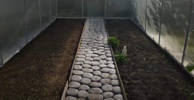 Дорожка из бетона (имитация природного камня). Пошаговый процесс создания