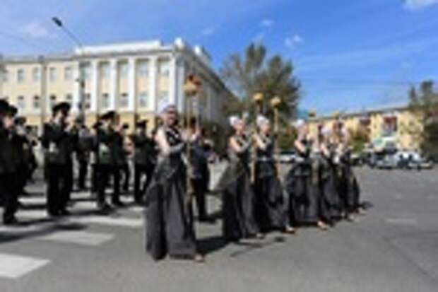 Парад оркестров на День города / Фото: Екатерина Смолихина