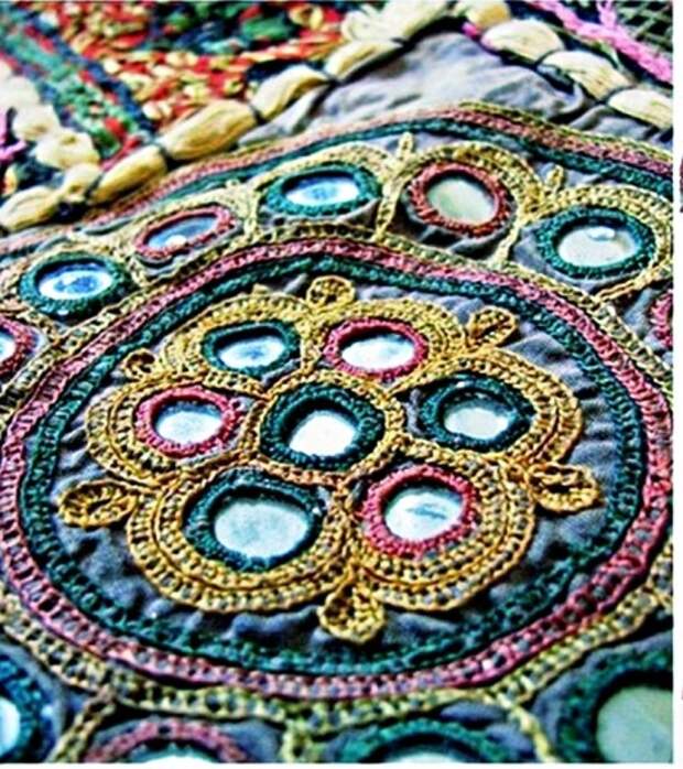 Экзотические виды вышивки — индийская вышивка шиша