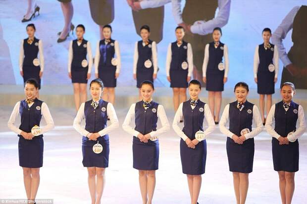 Как в Китае проходит набор на должности стюардесс