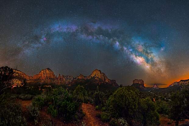 Milky way from Yellowstone Park-26