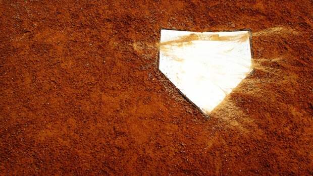 A view of home plate.